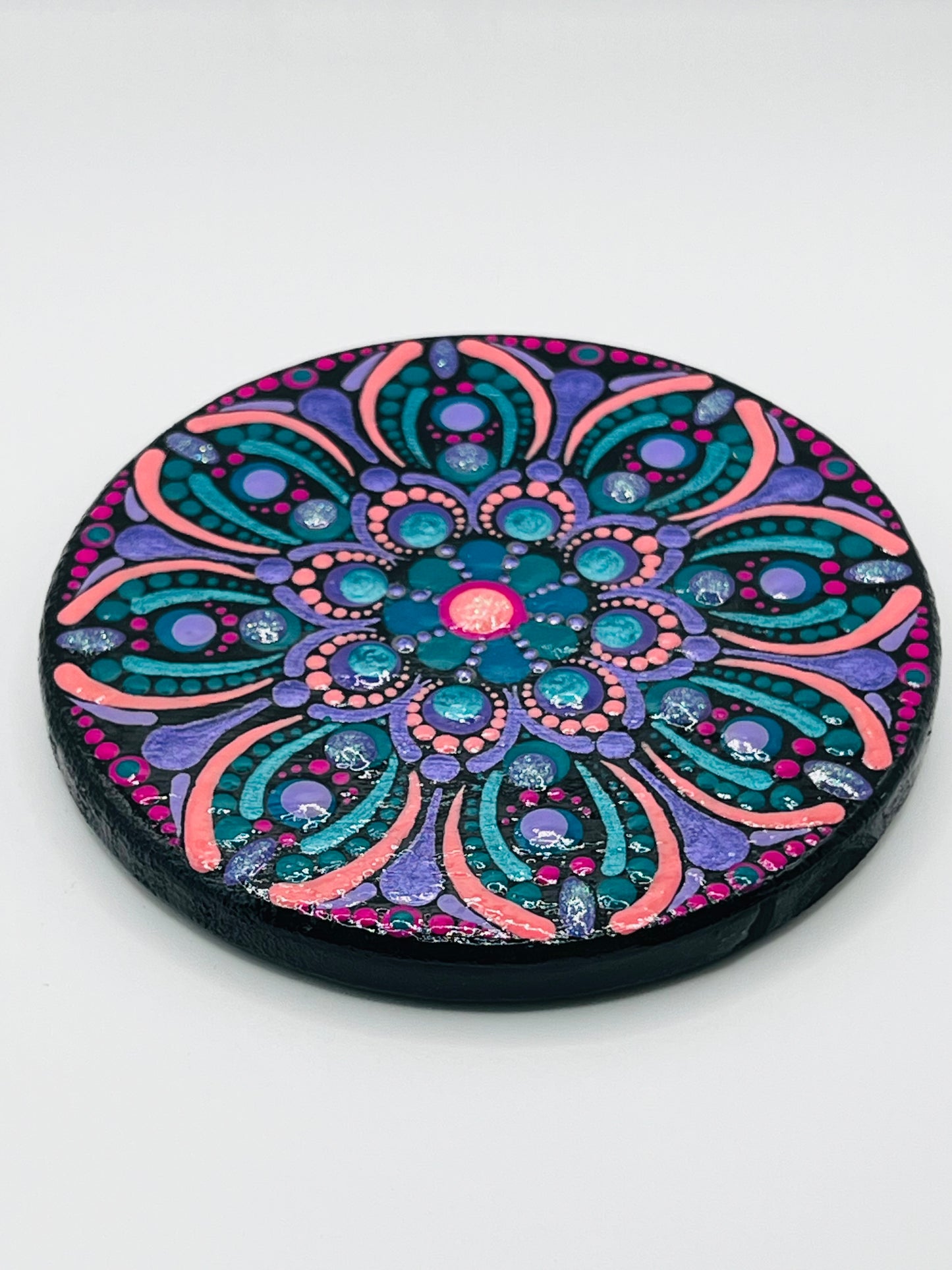 MAGNET: 4” Hand Painted Wood Magnet